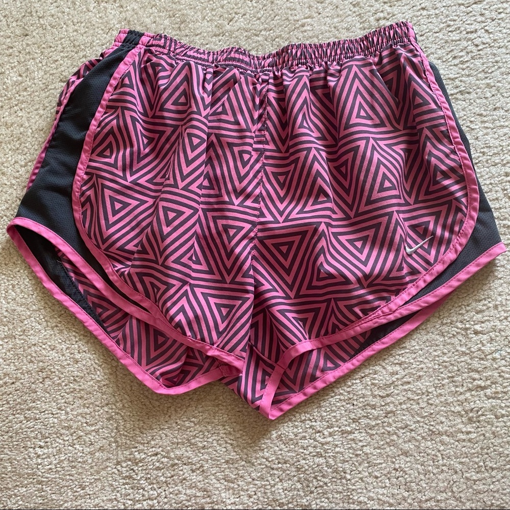 Nike running shorts.